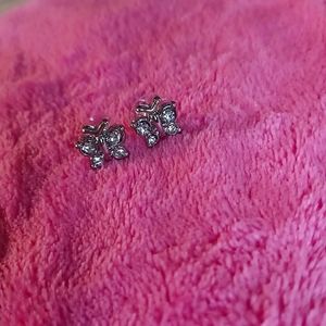 Small butterfly earrings